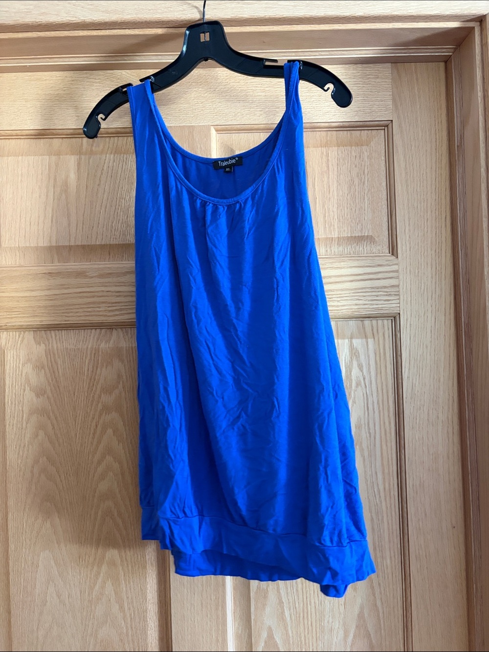 Tribal Royal Blue Scoop Neck Tank